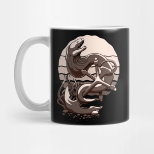 Moray eels and anchor Mug